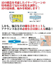 画像をギャラリービューアに読み込む, イヤープレーン | 飛行機の気圧調整/飛行機内の安眠グッズ/歯ぎしり、いびきの騒音対策にも 耳栓 海外旅行 飛行機 飛行機 耳栓 遮音 リラックス 騒音 いびき